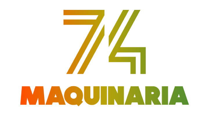 Logo 74 MAQUINARIA | Cliente Inés Seisdedos