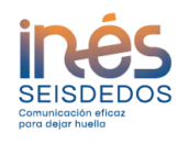 Inés Seisdedos logo degradado